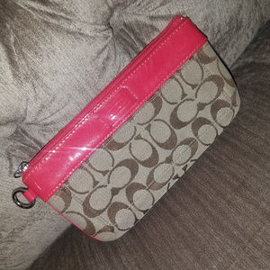 Coach wristlet w/ dustbag